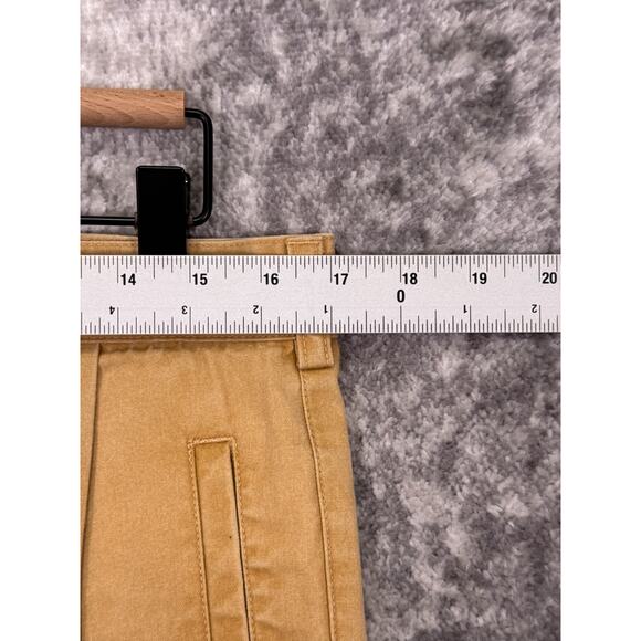 New J Peterman Co Pants 34 x 32 Mens Washed Canvas Pleated Straight Fit - Picture 3 of 6